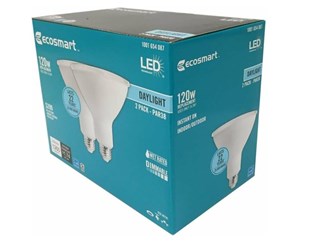 EcoSmart 120W Equivalent Daylight PAR38 Dimmable LED Flood Light Bulb (2-Pack)